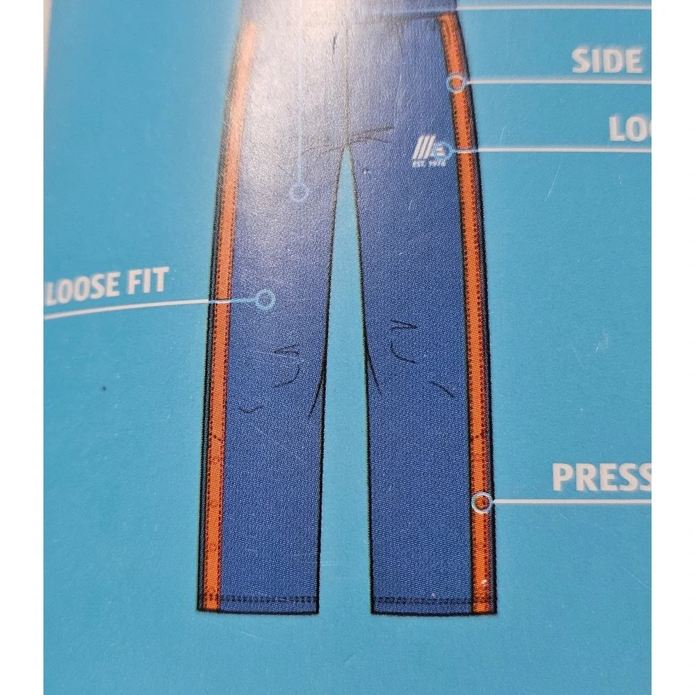 Aldi Gear Tracksuit Men XL Blue Orange Windbreaker Jacket Pants Set Est 1976 NEW